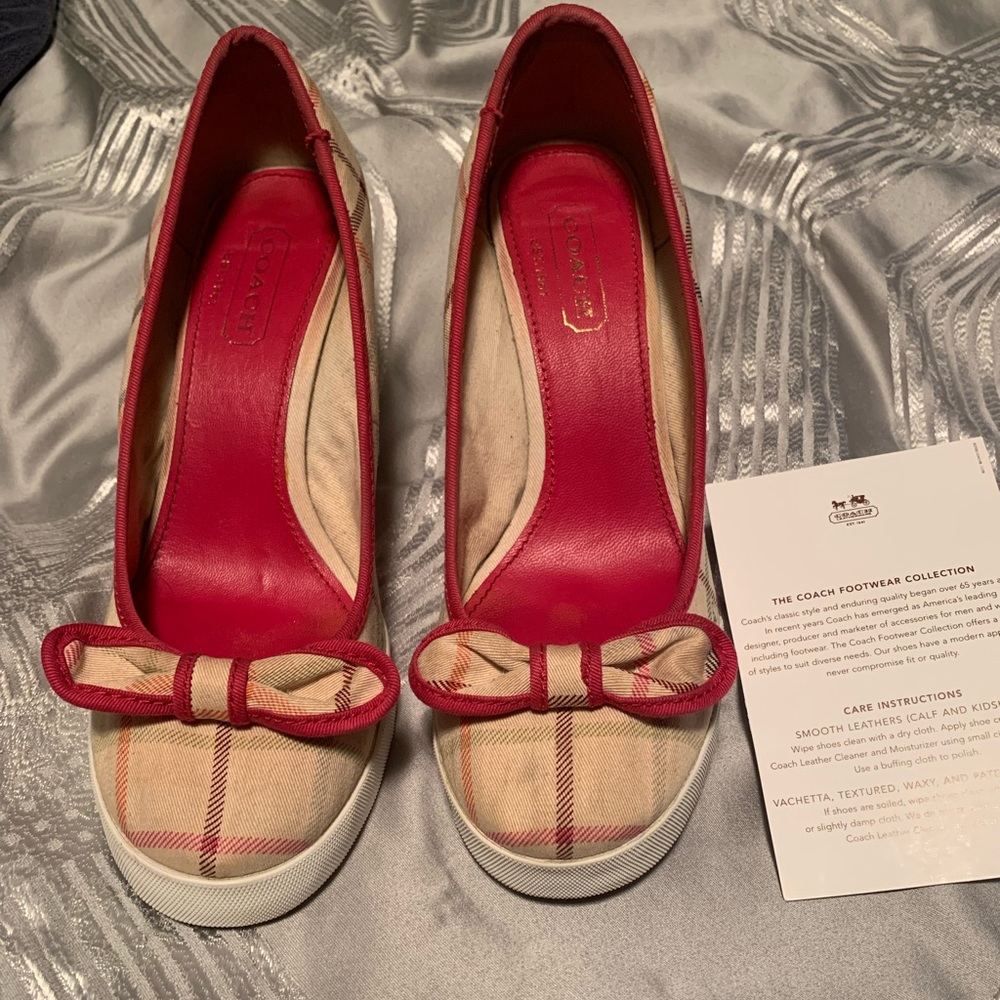 Coach sweetie wedges